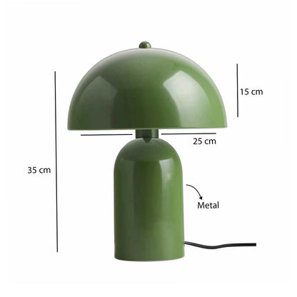 GASCO 204-0147 Μοντέρνο Eπιτραπέζιο Φωτιστικό Μονόφωτο 1 x E27 IP20 Πράσινο Μέταλλο - Μ25 x Π25 x Υ35cm