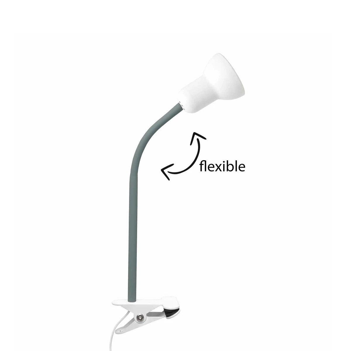 TAVOLO 204-0152 Παιδικό Eπιτραπέζιο Φωτιστικό Μονόφωτο 1 x E27 IP20 Πράσινο & Λευκό Πλαστικό - Μ11 x Π9 x Υ35cm