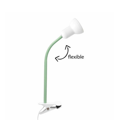 TAVOLO 204-0153 Παιδικό Eπιτραπέζιο Φωτιστικό Μονόφωτο 1 x E27 IP20 Πράσινο & Λευκό Πλαστικό - Μ11 x Π9 x Υ35cm