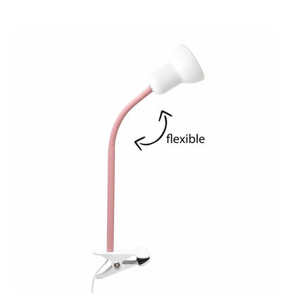 TAVOLO 204-0154 Παιδικό Eπιτραπέζιο Φωτιστικό Μονόφωτο 1 x E27 IP20 Ροζ & Λευκό Πλαστικό - Μ11 x Π9 x Υ35cm