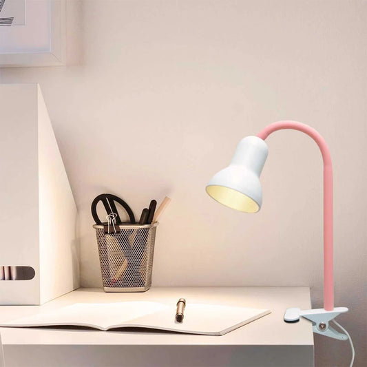 TAVOLO 204-0154 Παιδικό Eπιτραπέζιο Φωτιστικό Μονόφωτο 1 x E27 IP20 Ροζ & Λευκό Πλαστικό - Μ11 x Π9 x Υ35cm