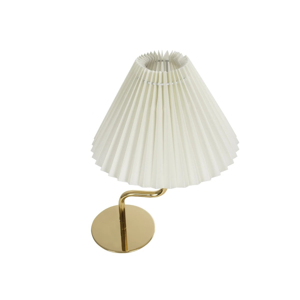 LIVL 204-0169 Μοντέρνο Επιτραπέζιο Φωτιστικό Πορτατίφ με Ντουί 1 x E27 AC 220-240V IP20 - Χρυσό & Μπεζ - Μ22 x Π22 x Υ34