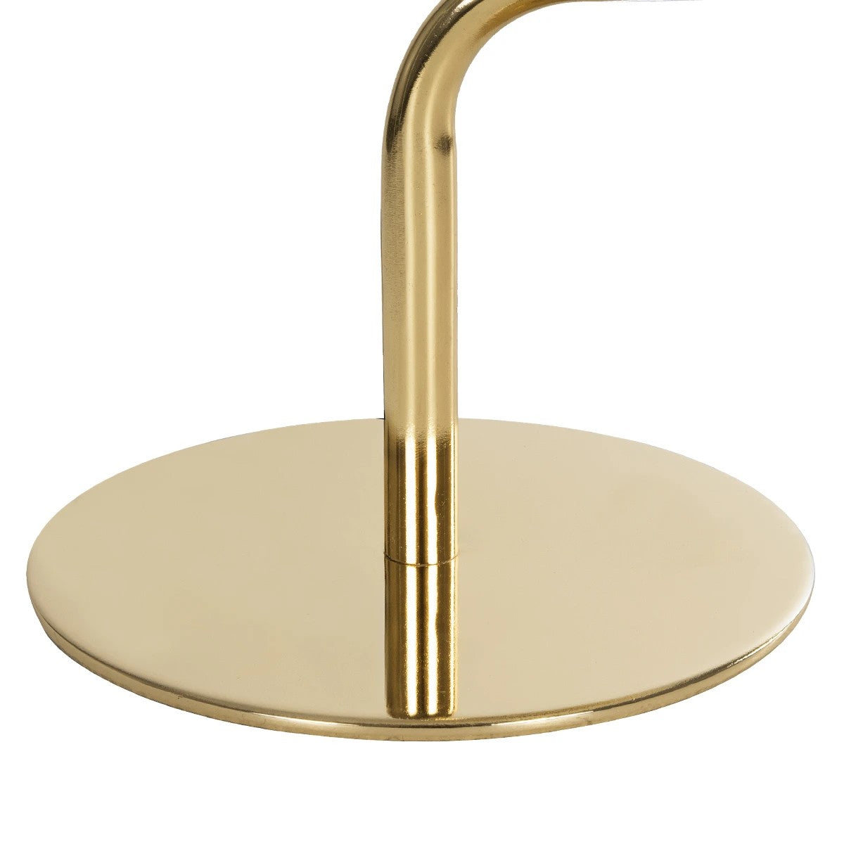 LIVL 204-0169 Μοντέρνο Επιτραπέζιο Φωτιστικό Πορτατίφ με Ντουί 1 x E27 AC 220-240V IP20 - Χρυσό & Μπεζ - Μ22 x Π22 x Υ34