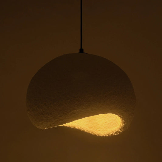 STONE 204-0176 Μοντέρνο Κρεμαστό Φωτιστικό Οροφής με Ντουί 1 x E27 AC 220-240V IP20 - Λευκό - Μ31.5 x Π35 x Υ26