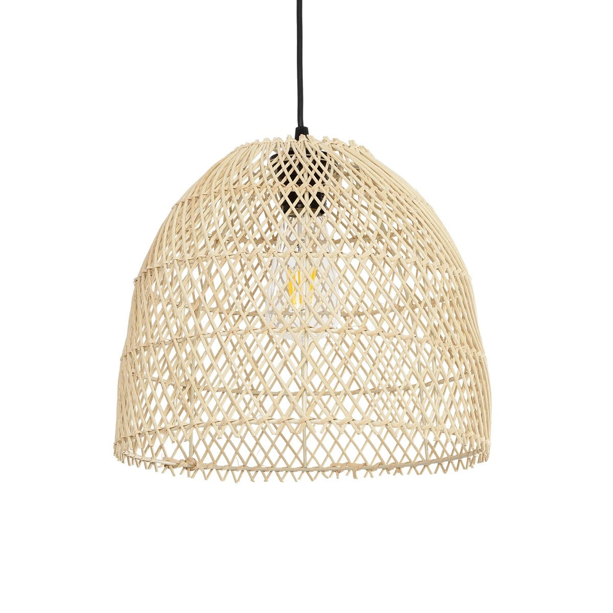 CESTINO 204-0178 Boho Κρεμαστό Φωτιστικό Οροφής Μονόφωτο 1 x E27 AC 220-240V IP20 Μπεζ - Μ30 x Π30 x Υ25