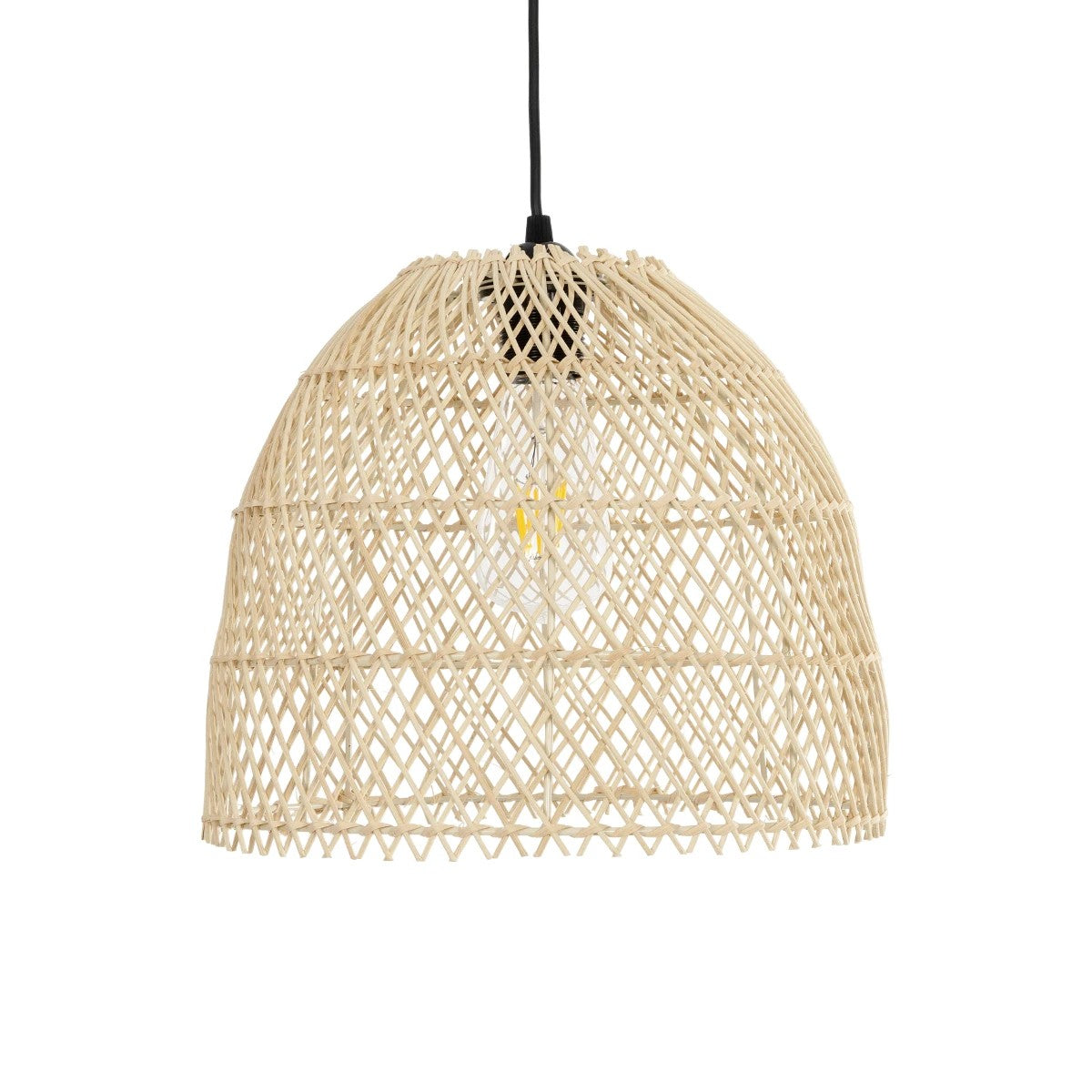 CESTINO 204-0178 Boho Κρεμαστό Φωτιστικό Οροφής Μονόφωτο 1 x E27 AC 220-240V IP20 Μπεζ - Μ30 x Π30 x Υ25