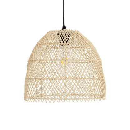 CESTINO 204-0178 Boho Κρεμαστό Φωτιστικό Οροφής Μονόφωτο 1 x E27 AC 220-240V IP20 Μπεζ - Μ30 x Π30 x Υ25