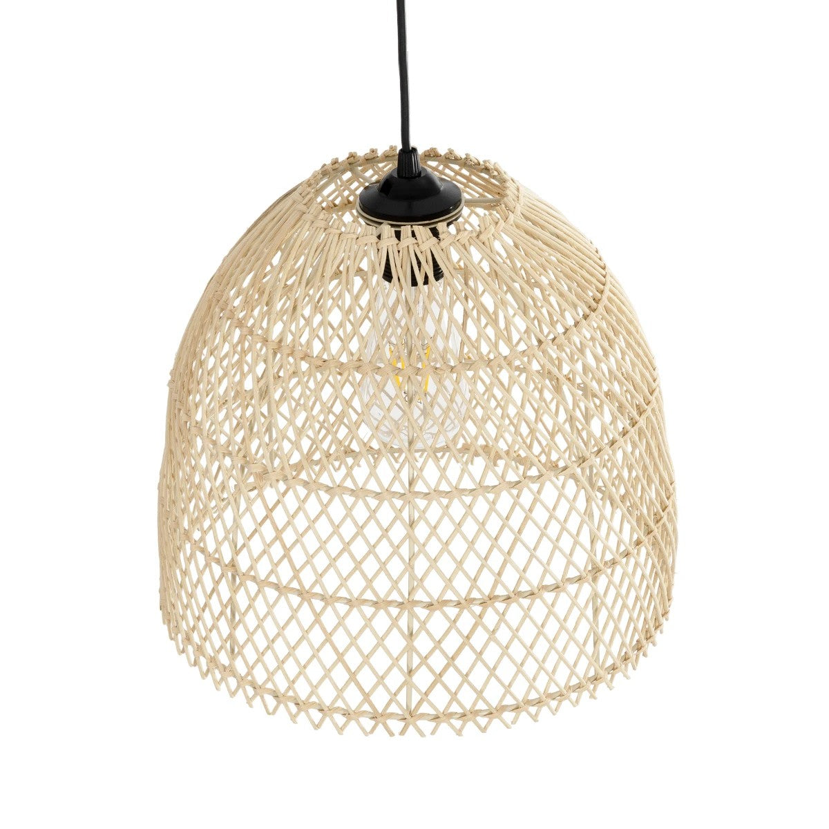 CESTINO 204-0178 Boho Κρεμαστό Φωτιστικό Οροφής Μονόφωτο 1 x E27 AC 220-240V IP20 Μπεζ - Μ30 x Π30 x Υ25
