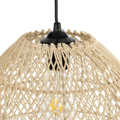 CESTINO 204-0178 Boho Κρεμαστό Φωτιστικό Οροφής Μονόφωτο 1 x E27 AC 220-240V IP20 Μπεζ - Μ30 x Π30 x Υ25