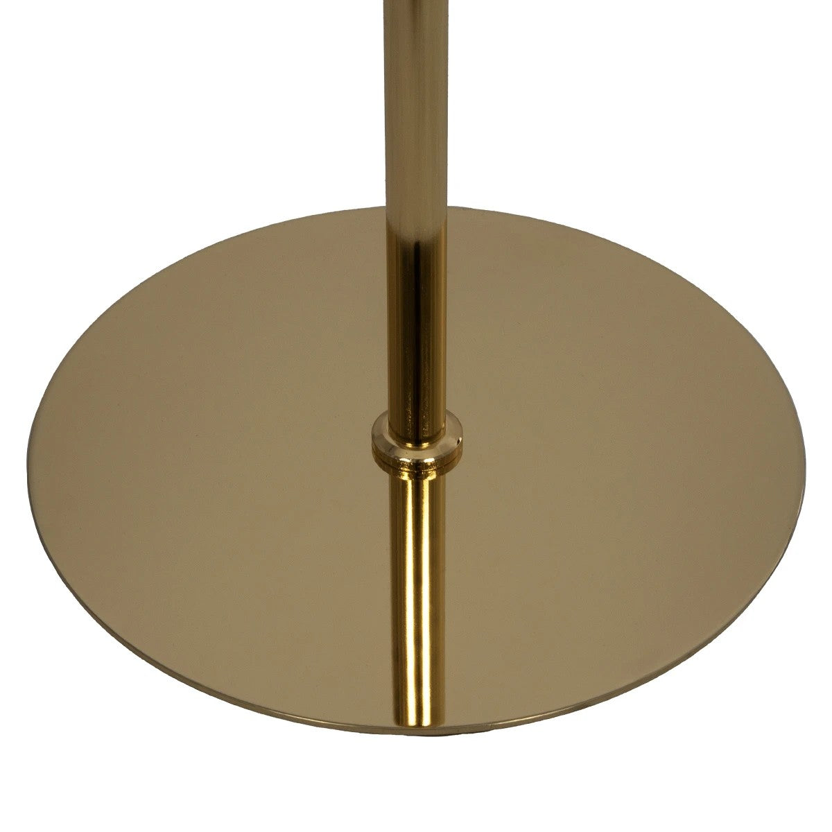 ALES 204-0192 Modern Floor Lamp with 1 x E27 AC 220-240V IP20 Socket - Beige & Gold - L40 x W40 x H150