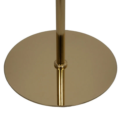 ALES 204-0192 Modern Floor Lamp with 1 x E27 AC 220-240V IP20 Socket - Beige & Gold - L40 x W40 x H150