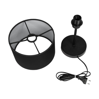 STRING 204-0196 Μοντέρνο Επιτραπέζιο Φωτιστικό Πορτατίφ με Ντουί 1 x E27 AC 220-240V IP20 - Μαύρο - Μ24 x Π24 x Υ36