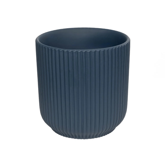 ULUWATU 20520 Διακοσμητική Κεραμική Γλάστρα Μπλέ Π17 x M17 x Υ17