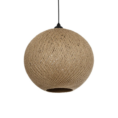 SOLEI 205-0001 Boho Κρεμαστό Φωτιστικό Οροφής με Ντουί 1 x E27 AC 220-240V IP20 - Μπεζ - M40 x Π40 x Υ36