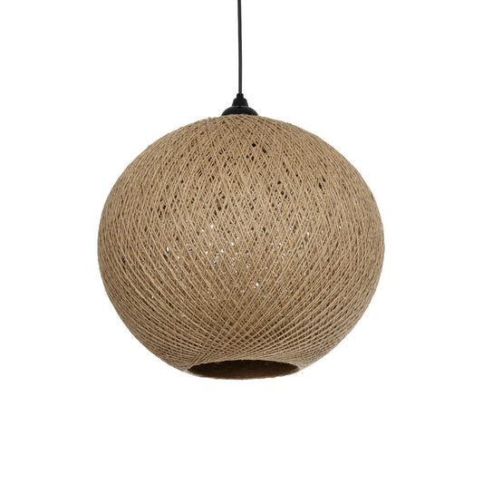 SOLEI 205-0001 Boho Κρεμαστό Φωτιστικό Οροφής με Ντουί 1 x E27 AC 220-240V IP20 - Μπεζ - M40 x Π40 x Υ36