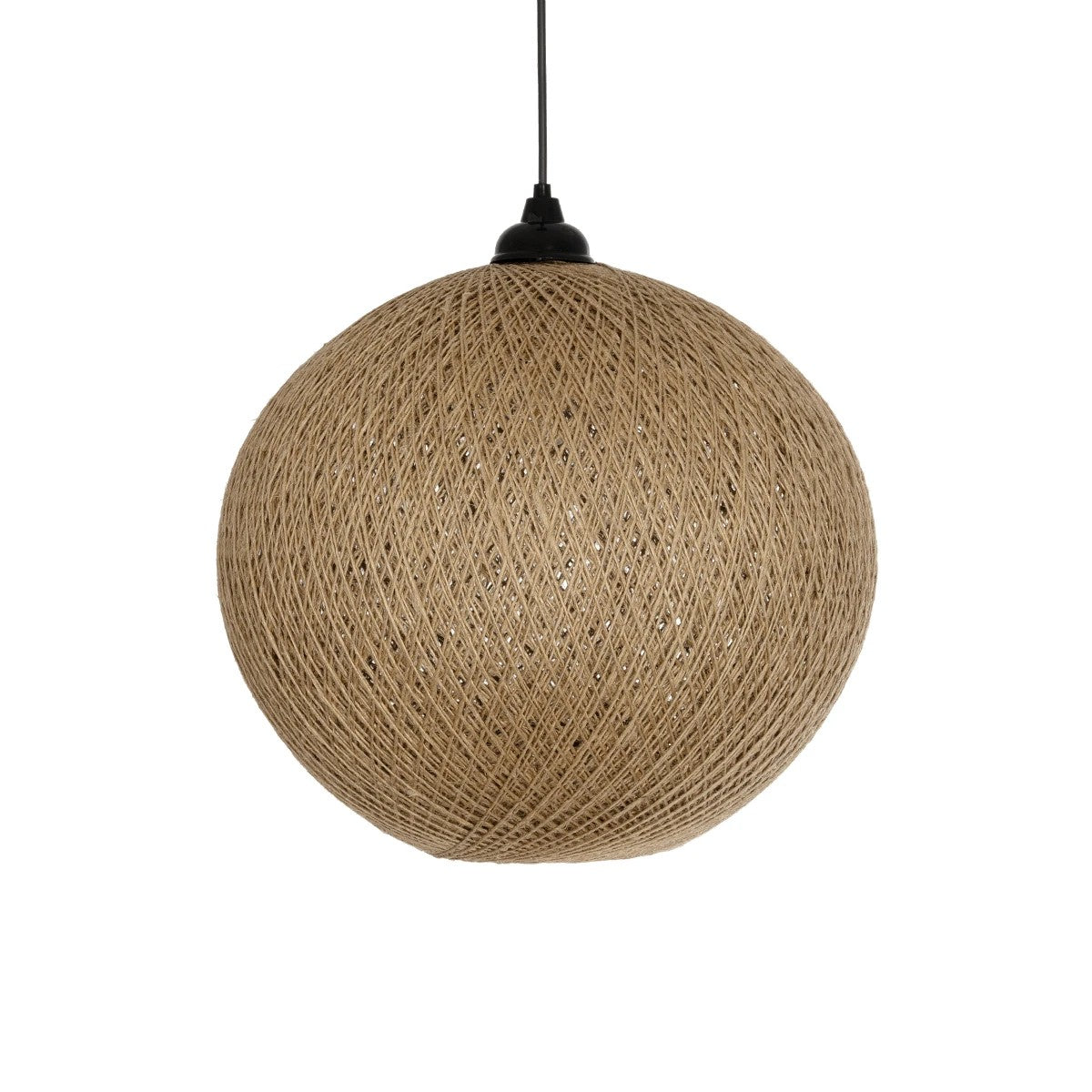 SOLEI 205-0001 Boho Κρεμαστό Φωτιστικό Οροφής με Ντουί 1 x E27 AC 220-240V IP20 - Μπεζ - M40 x Π40 x Υ36