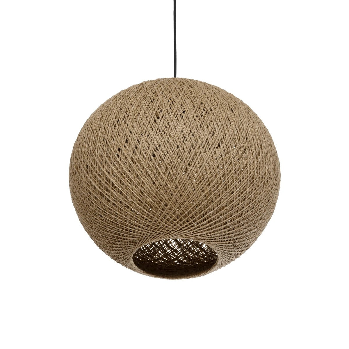 SOLEI 205-0001 Boho Κρεμαστό Φωτιστικό Οροφής με Ντουί 1 x E27 AC 220-240V IP20 - Μπεζ - M40 x Π40 x Υ36