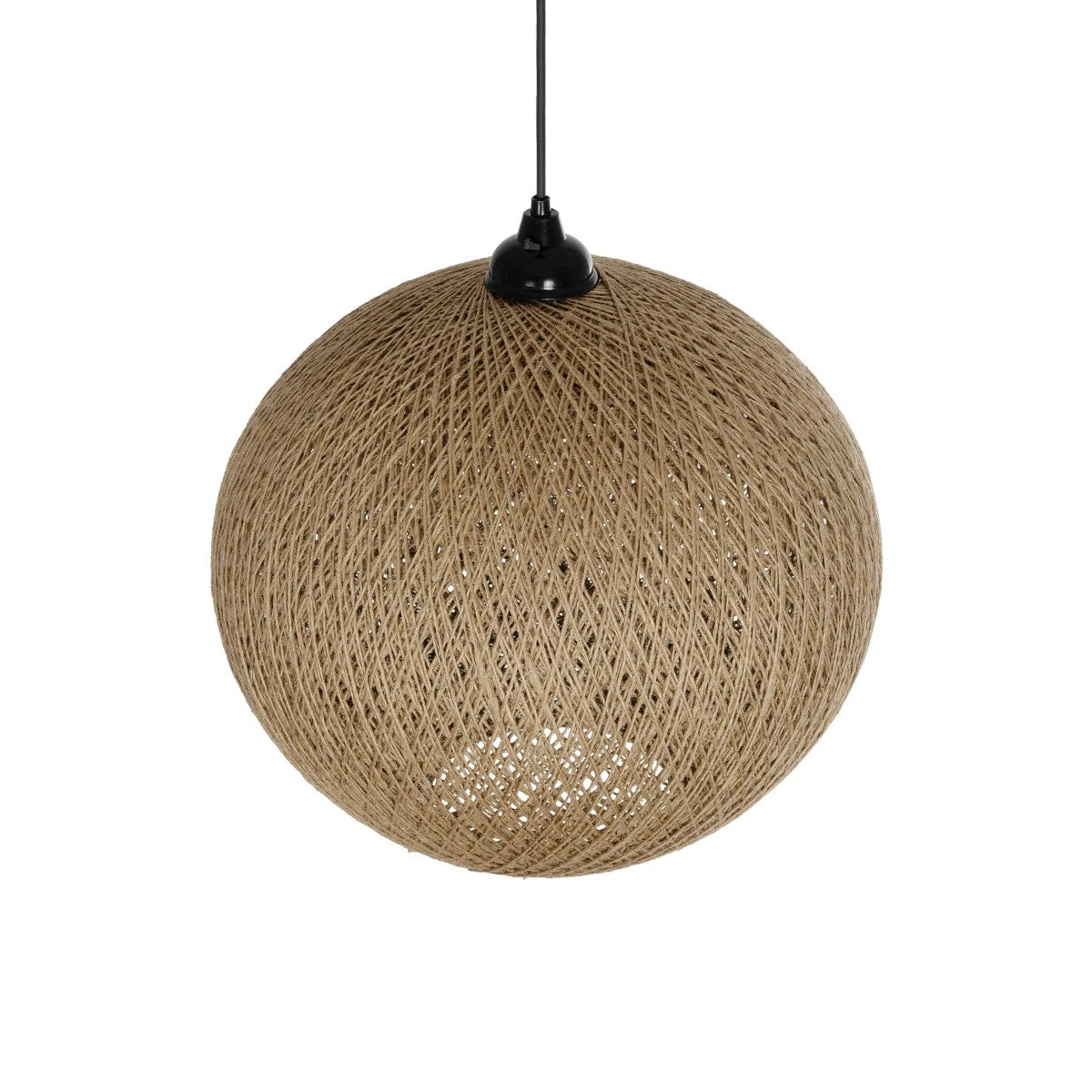 SOLEI 205-0001 Boho Κρεμαστό Φωτιστικό Οροφής με Ντουί 1 x E27 AC 220-240V IP20 - Μπεζ - M40 x Π40 x Υ36