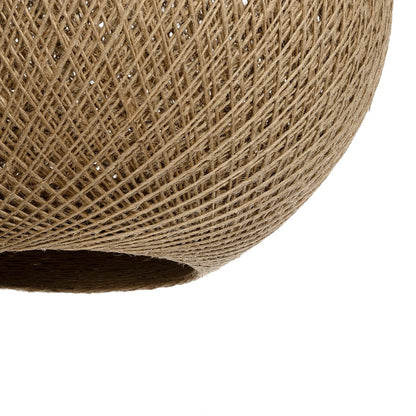 SOLEI 205-0001 Boho Κρεμαστό Φωτιστικό Οροφής με Ντουί 1 x E27 AC 220-240V IP20 - Μπεζ - M40 x Π40 x Υ36