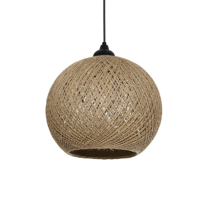 SOLEI 205-0002 Boho Κρεμαστό Φωτιστικό Οροφής με Ντουί 1 x E27 AC 220-240V IP20 - Μπεζ - M30 x Π30 x Υ26