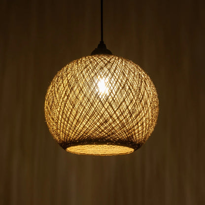 SOLEI 205-0002 Boho Κρεμαστό Φωτιστικό Οροφής με Ντουί 1 x E27 AC 220-240V IP20 - Μπεζ - M30 x Π30 x Υ26