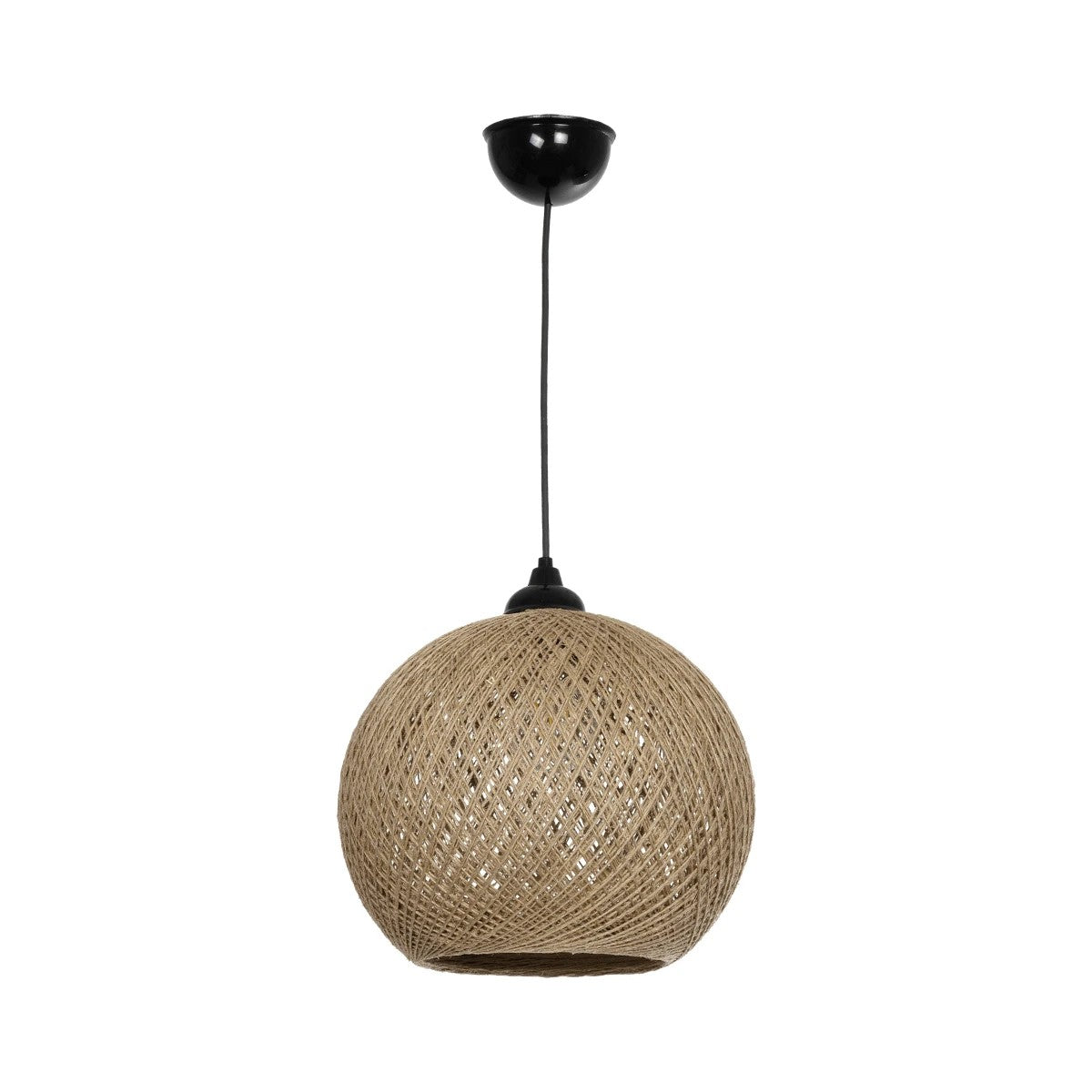 SOLEI 205-0002 Boho Κρεμαστό Φωτιστικό Οροφής με Ντουί 1 x E27 AC 220-240V IP20 - Μπεζ - M30 x Π30 x Υ26