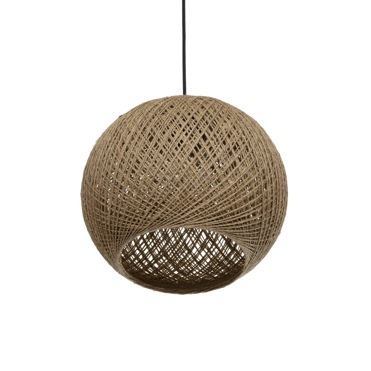 SOLEI 205-0002 Boho Κρεμαστό Φωτιστικό Οροφής με Ντουί 1 x E27 AC 220-240V IP20 - Μπεζ - M30 x Π30 x Υ26