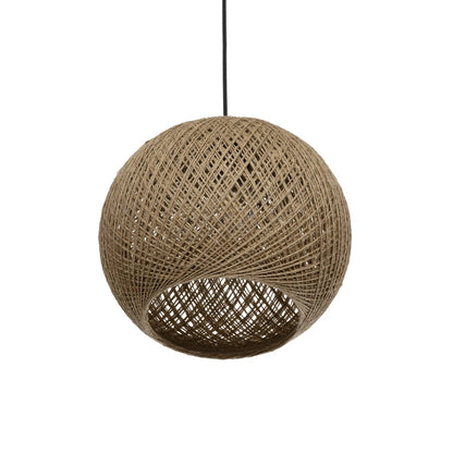 SOLEI 205-0002 Boho Κρεμαστό Φωτιστικό Οροφής με Ντουί 1 x E27 AC 220-240V IP20 - Μπεζ - M30 x Π30 x Υ26