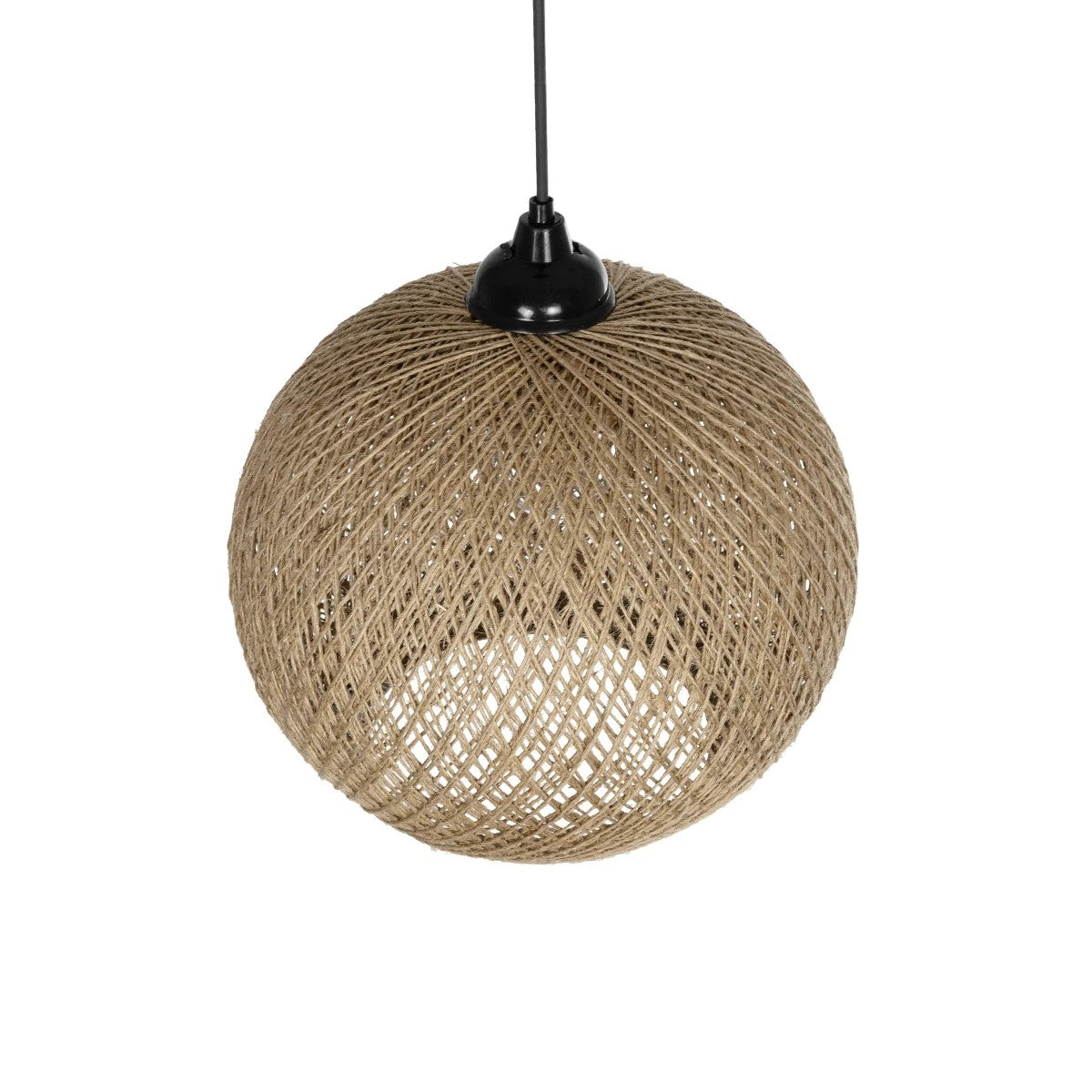 SOLEI 205-0002 Boho Κρεμαστό Φωτιστικό Οροφής με Ντουί 1 x E27 AC 220-240V IP20 - Μπεζ - M30 x Π30 x Υ26