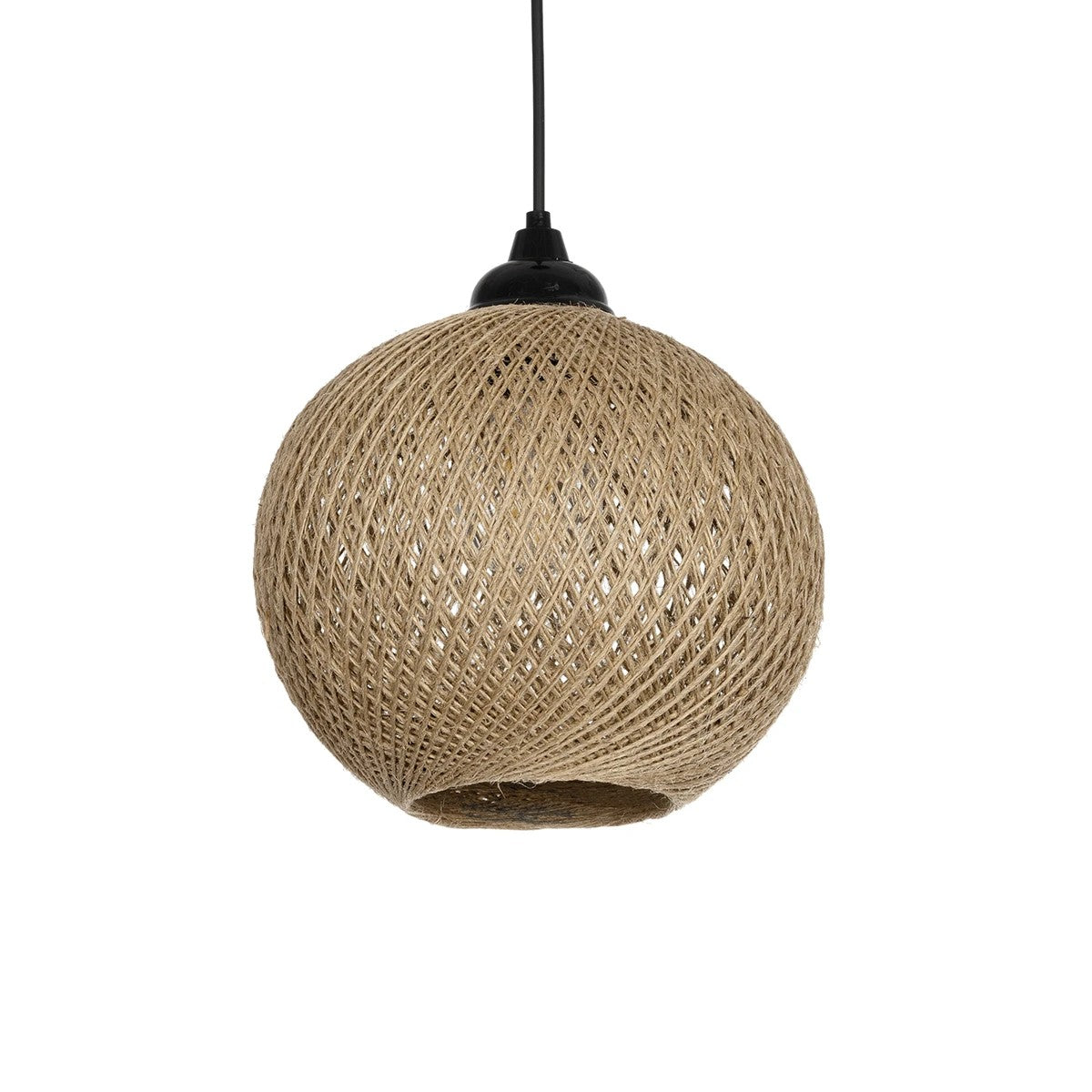 SOLEI 205-0003 Boho Κρεμαστό Φωτιστικό Οροφής με Ντουί 1 x E27 AC 220-240V IP20 - Μπεζ - M20 x Π20 x Υ25