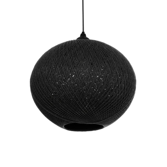 SOLEI 205-0004 Boho Κρεμαστό Φωτιστικό Οροφής με Ντουί 1 x E27 AC 220-240V IP20 - Μαύρο - M40 x Π40 x Υ36