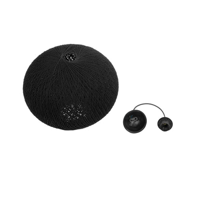 SOLEI 205-0004 Boho Κρεμαστό Φωτιστικό Οροφής με Ντουί 1 x E27 AC 220-240V IP20 - Μαύρο - M40 x Π40 x Υ36