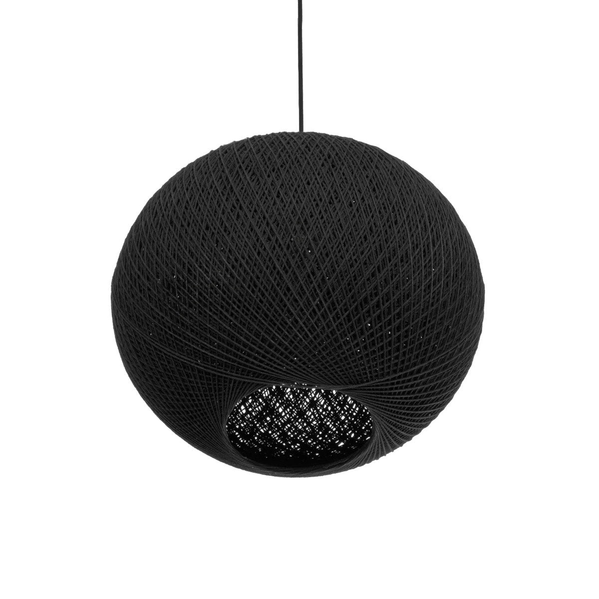 SOLEI 205-0004 Boho Κρεμαστό Φωτιστικό Οροφής με Ντουί 1 x E27 AC 220-240V IP20 - Μαύρο - M40 x Π40 x Υ36