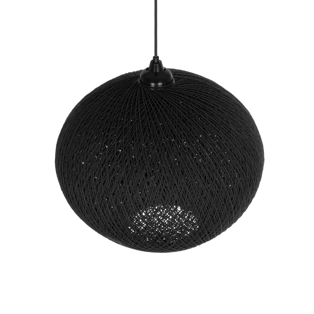 SOLEI 205-0004 Boho Κρεμαστό Φωτιστικό Οροφής με Ντουί 1 x E27 AC 220-240V IP20 - Μαύρο - M40 x Π40 x Υ36