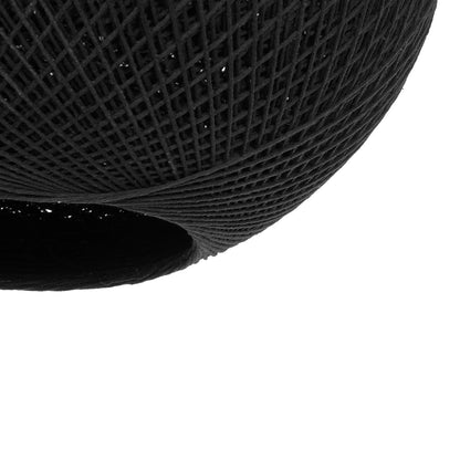 SOLEI 205-0004 Boho Κρεμαστό Φωτιστικό Οροφής με Ντουί 1 x E27 AC 220-240V IP20 - Μαύρο - M40 x Π40 x Υ36