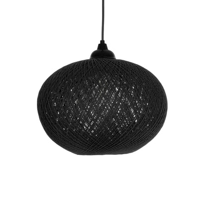 SOLEI 205-0005 Boho Κρεμαστό Φωτιστικό Οροφής με Ντουί 1 x E27 AC 220-240V IP20 - Μαύρο - M30 x Π30 x Υ35