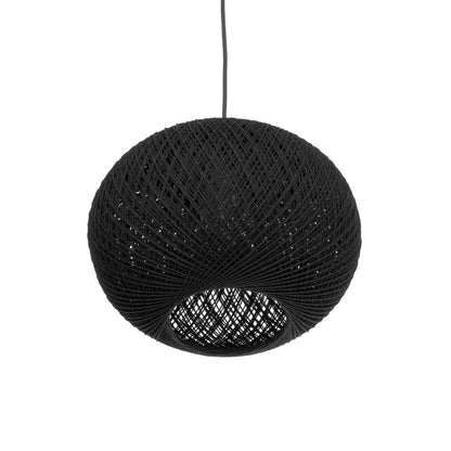 SOLEI 205-0005 Boho Κρεμαστό Φωτιστικό Οροφής με Ντουί 1 x E27 AC 220-240V IP20 - Μαύρο - M30 x Π30 x Υ35