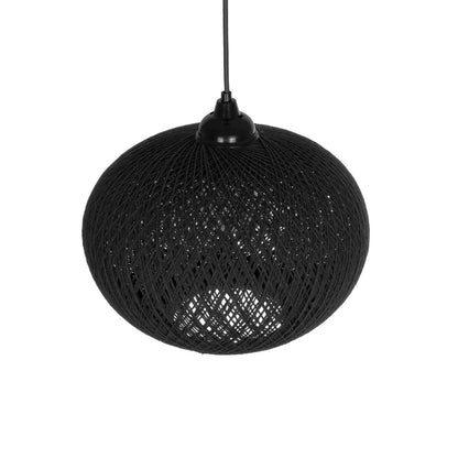 SOLEI 205-0005 Boho Κρεμαστό Φωτιστικό Οροφής με Ντουί 1 x E27 AC 220-240V IP20 - Μαύρο - M30 x Π30 x Υ35