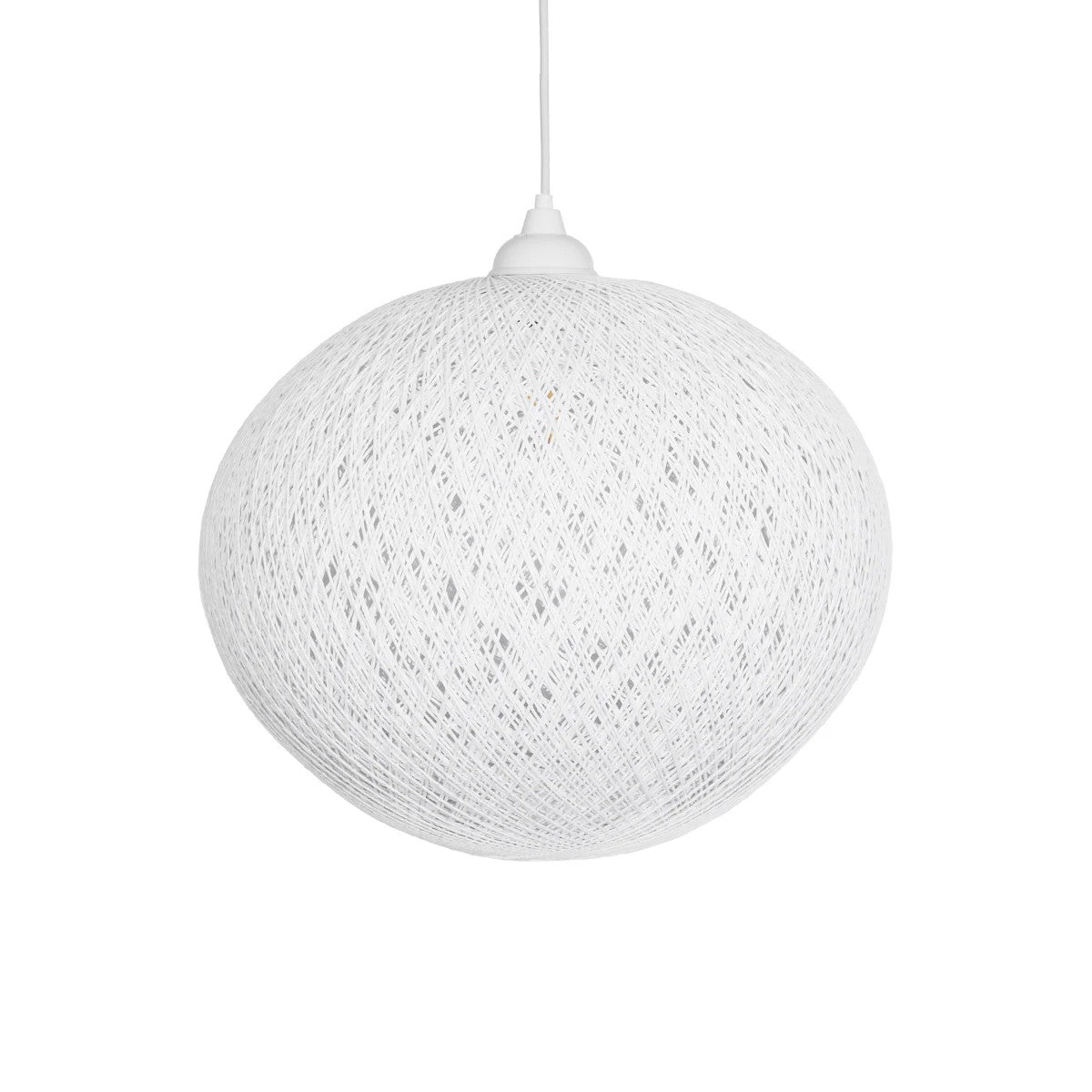 SOLEI 205-0007 Boho Κρεμαστό Φωτιστικό Οροφής με Ντουί 1 x E27 AC 220-240V IP20 - Λευκό - M40 x Π40 x Υ36