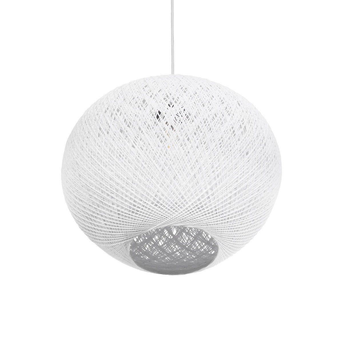 SOLEI 205-0007 Boho Κρεμαστό Φωτιστικό Οροφής με Ντουί 1 x E27 AC 220-240V IP20 - Λευκό - M40 x Π40 x Υ36