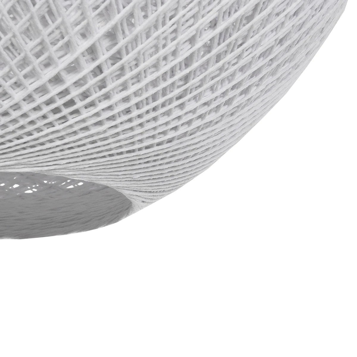 SOLEI 205-0007 Boho Κρεμαστό Φωτιστικό Οροφής με Ντουί 1 x E27 AC 220-240V IP20 - Λευκό - M40 x Π40 x Υ36