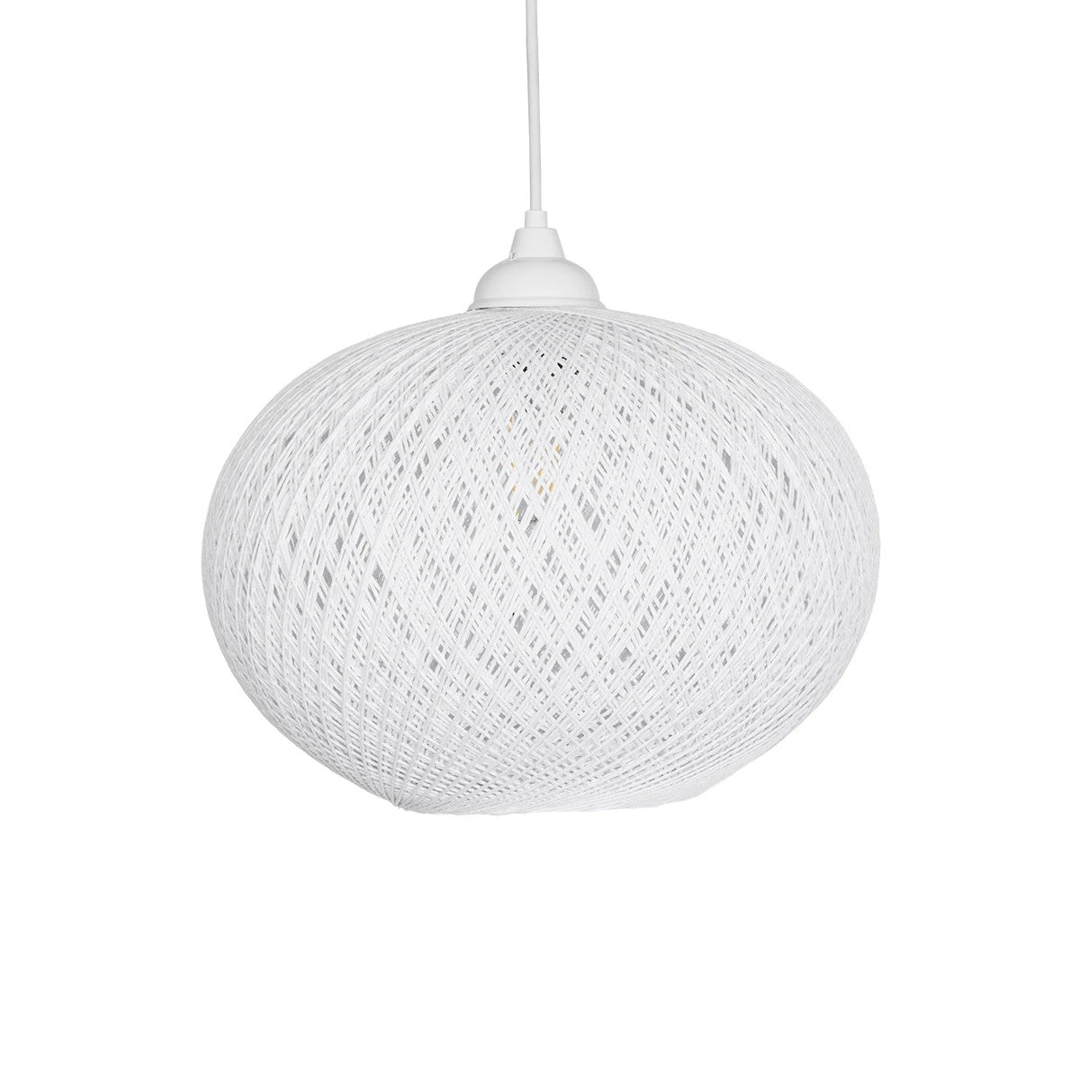 SOLEI 205-0008 Boho Κρεμαστό Φωτιστικό Οροφής με Ντουί 1 x E27 AC 220-240V IP20 - Λευκό - M30 x Π30 x Υ26