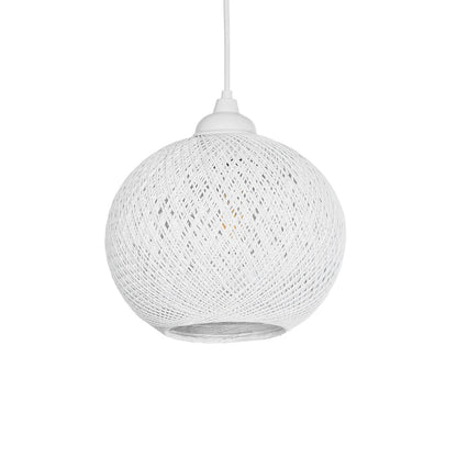 SOLEI 205-0009 Boho Κρεμαστό Φωτιστικό Οροφής με Ντουί 1 x E27 AC 220-240V IP20 - Λευκό - M20 x Π20 x Υ25