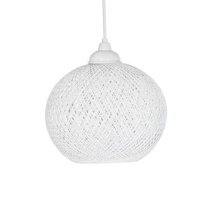 SOLEI 205-0009 Boho Κρεμαστό Φωτιστικό Οροφής με Ντουί 1 x E27 AC 220-240V IP20 - Λευκό - M20 x Π20 x Υ25