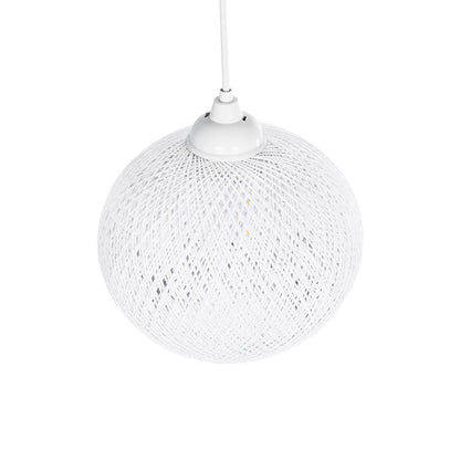 SOLEI 205-0009 Boho Κρεμαστό Φωτιστικό Οροφής με Ντουί 1 x E27 AC 220-240V IP20 - Λευκό - M20 x Π20 x Υ25