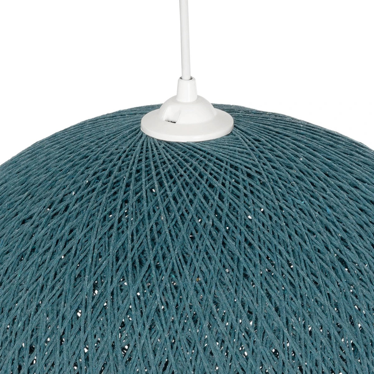 SOLEI 205-0010 Boho Κρεμαστό Φωτιστικό Οροφής με Ντουί 1 x E27 AC 220-240V IP20 - Τιρκουάζ - M40 x Π40 x Υ36