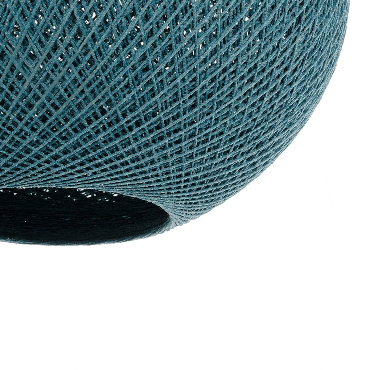 SOLEI 205-0010 Boho Κρεμαστό Φωτιστικό Οροφής με Ντουί 1 x E27 AC 220-240V IP20 - Τιρκουάζ - M40 x Π40 x Υ36