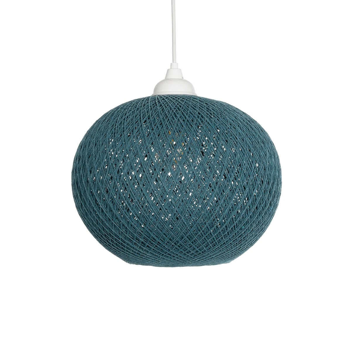 SOLEI 205-0011 Boho Κρεμαστό Φωτιστικό Οροφής με Ντουί 1 x E27 AC 220-240V IP20 - Τιρκουάζ - M30 x Π30 x Υ26