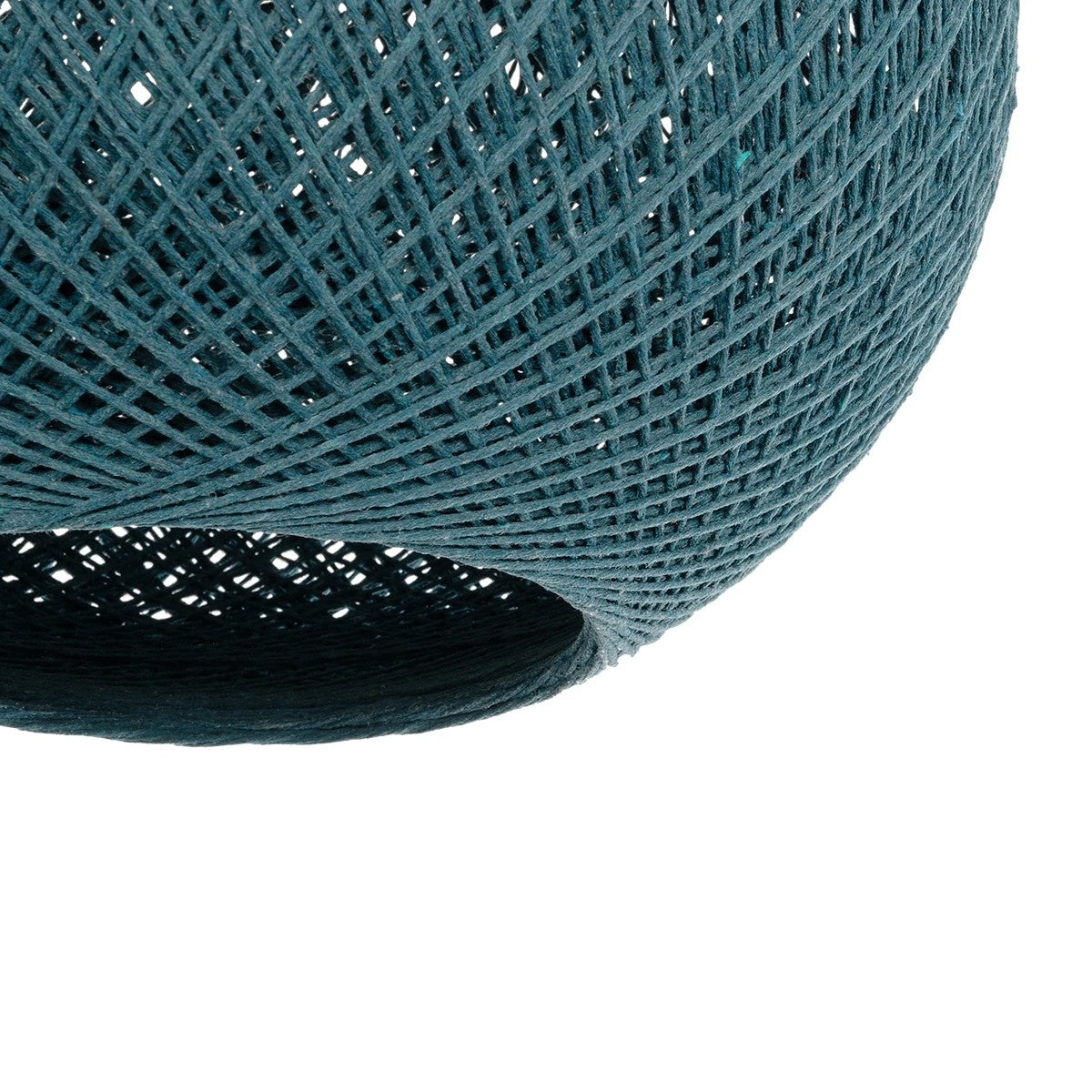 SOLEI 205-0011 Boho Κρεμαστό Φωτιστικό Οροφής με Ντουί 1 x E27 AC 220-240V IP20 - Τιρκουάζ - M30 x Π30 x Υ26