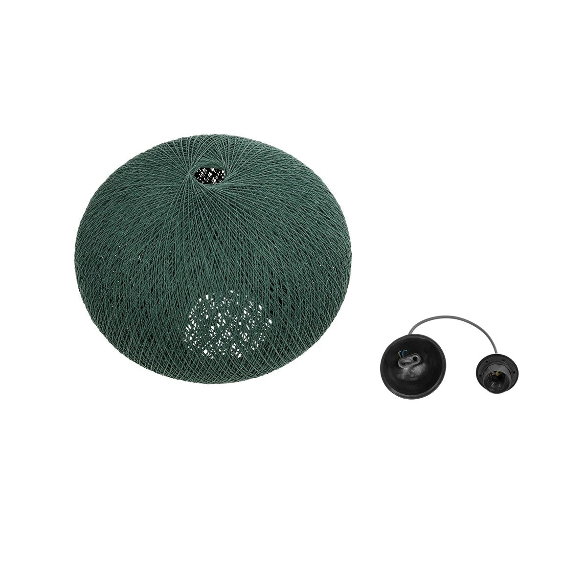 SOLEI 205-0013 Boho Κρεμαστό Φωτιστικό Οροφής με Ντουί 1 x E27 AC 220-240V IP20 - Πράσινο - M40 x Π40 x Υ36